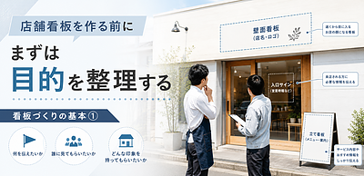 店舗看板を作る前に考えたいこと①