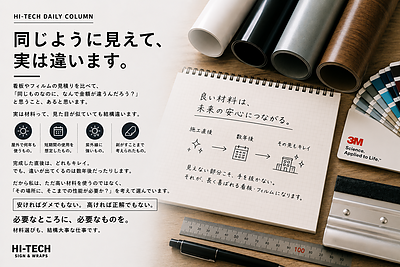 同じように見えて、実は違います