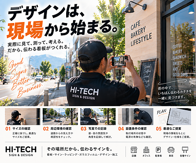看板を作る前に、現場を見る理由。