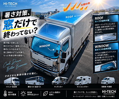 車の暑さ対策。窓だけで十分？