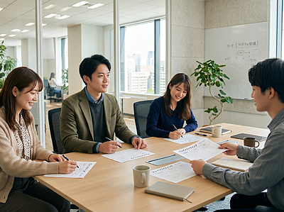 声を出さずに意見を出す