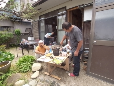 BBQでコミュニケーション