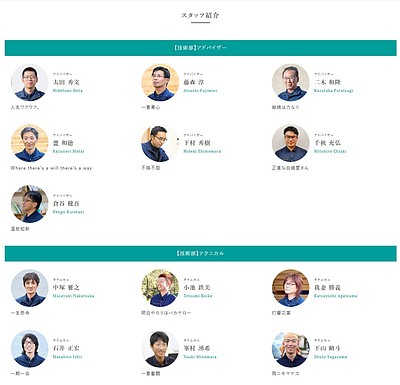 顔出しで安心感を｜調査スタッフ＆施工スタッフ