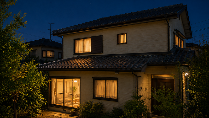 夏の夜の窓辺 夏の夜の窓辺