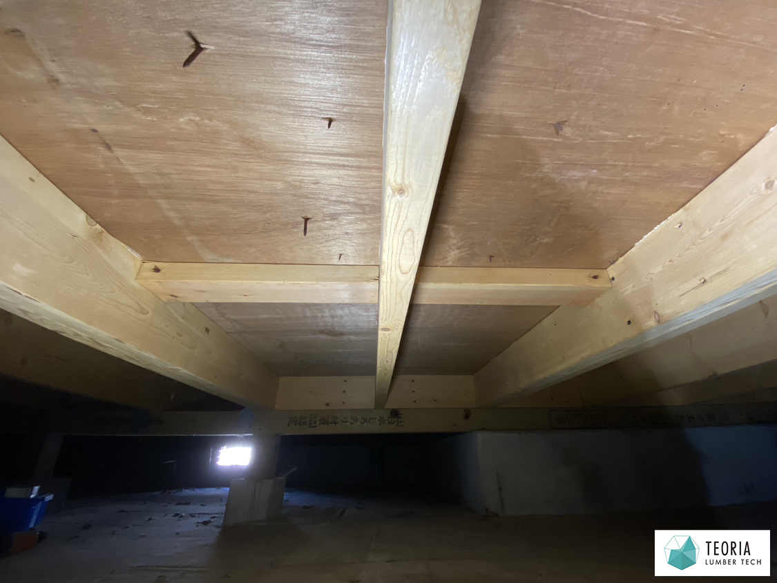 【施工前】底冷えの原因は無断熱の床下