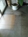 今日は長野で店舗の床（クッションフロア）の汚れ落とし、クリーニングでした。