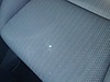 今日は長野で車ベゼルのモケットシートタバコ焦げ穴の補修、リペア修理でした。