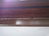 今日は長野で住宅玄関ドア枠の養生テープによる剥がれの補修、リペア修理でした。