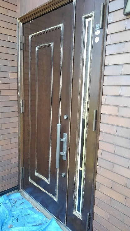今日は長野で玄関ドアの劣化 キズ 塗装剥がれ 日焼け等 の補修 リペアでした インテリアコーディネーター 吉川智幸 マイベストプロ信州