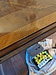 今日は長野でアンティーク家具飾りテーブルのキズ、剥がれ補修、リペアでした。