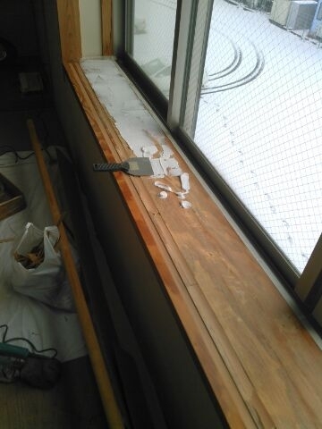 今日は長野で式場の出窓枠の剥がれ キズの修理 補修 リペアでした インテリアコーディネーター 吉川智幸 マイベストプロ信州