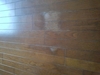 今日は長野で中古住宅の床フローリングのシミ、塗装剥げ、変色の補修、リペアでした。
