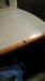 今日は長野で家具テーブルのタバコ焦げ跡の補修、リペアでした。
