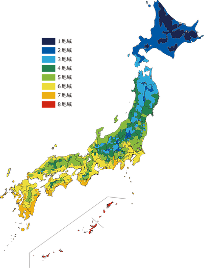 省エネ等級と基準値（UA値）