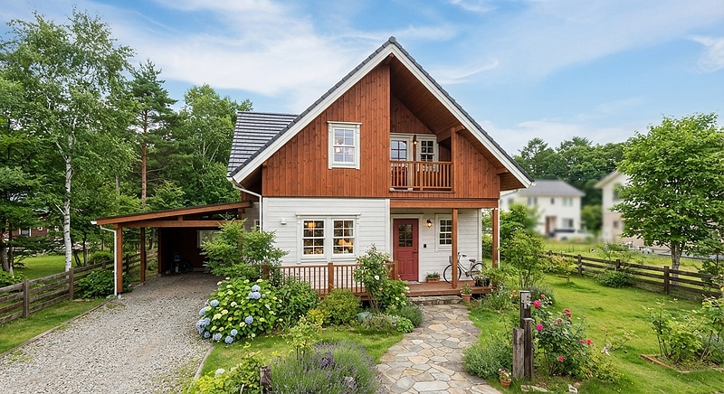 ログ-外観正面 ログ-外観正面