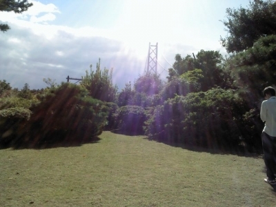 木下家から明石大橋 木下家から明石大橋