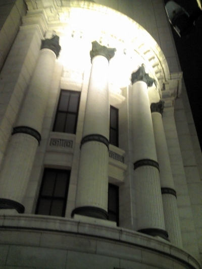 夜のライトアップ