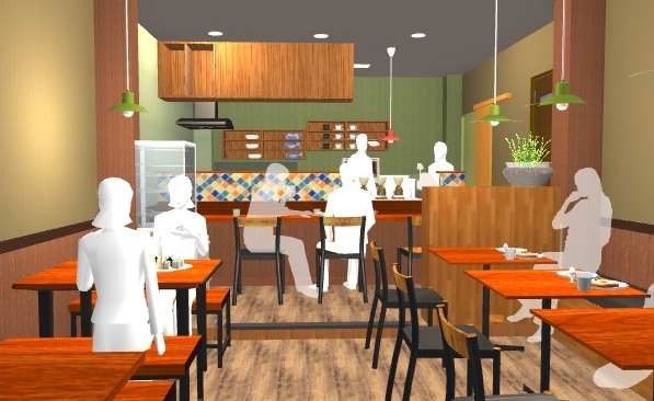 入口から見たイメージ