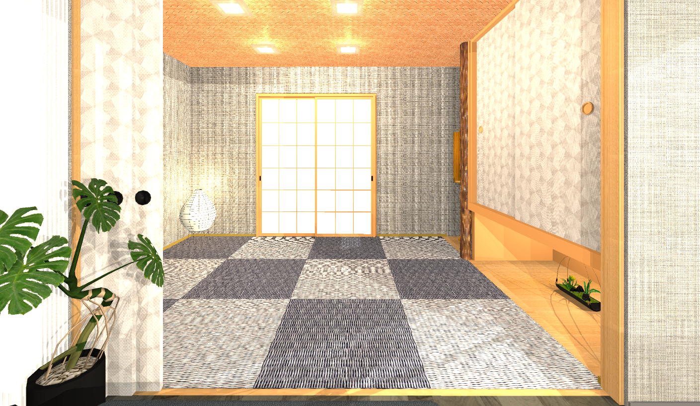 モダン+吊押し入れ