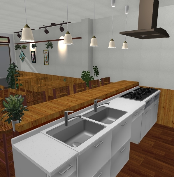 厨房、店内提案