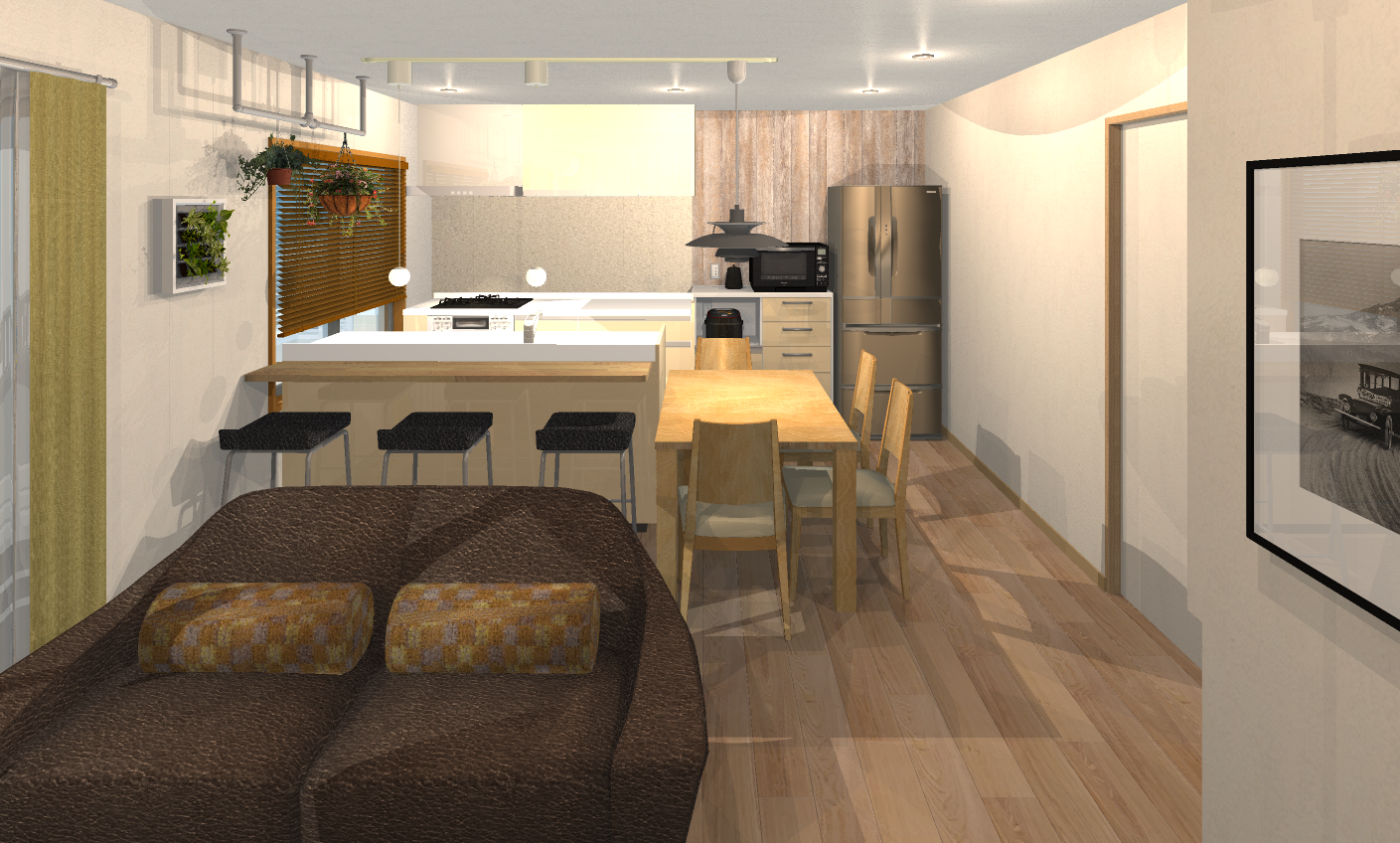 北欧スタイル
レンダリング加工