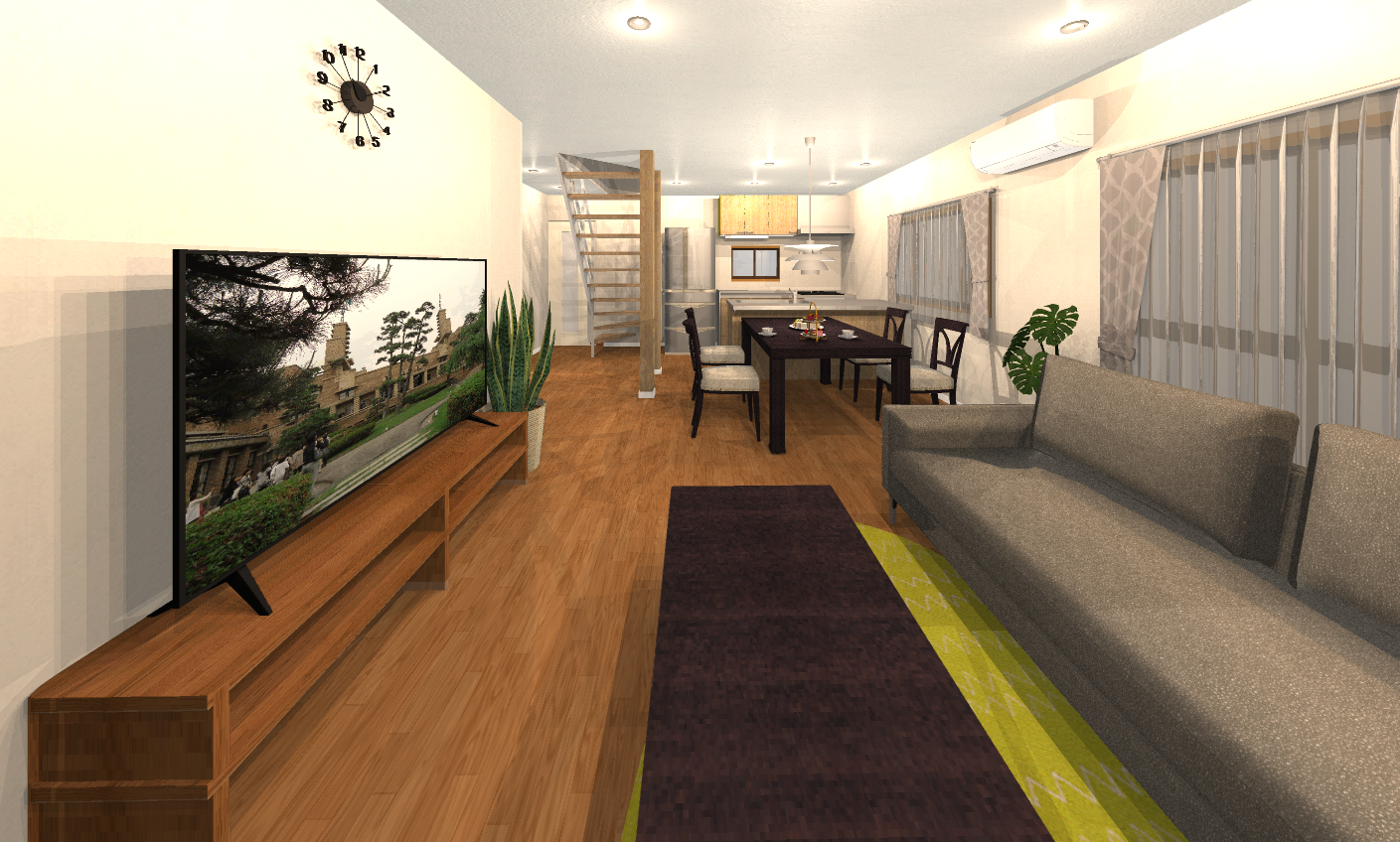 ナチュラルスタイルレンダリング加工