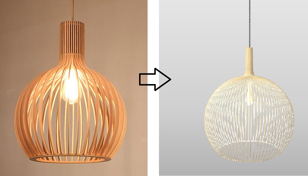 ナチュラルな北欧風ペンダントライト