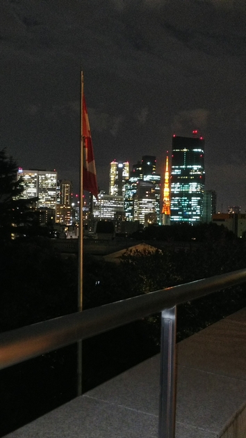 CANADA大使館より望む東京タワー