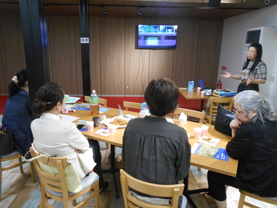 CANADA訪問ビデオ茶話会の様子