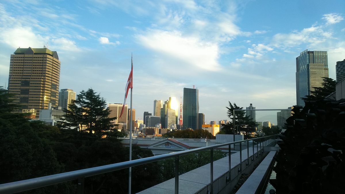 CANADA大使館より望む東京市内