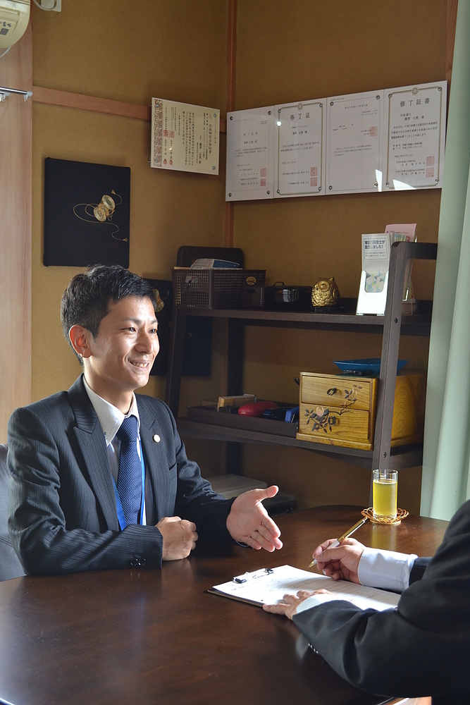 藤澤正寛さん商談風景