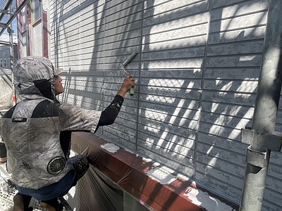 WBアート施工中です！