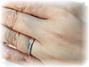 ＜結婚指輪＞婚約指輪と結婚指輪を兼用した、ハーフエタニティダイヤモンドリングをオーダーメイドしました！