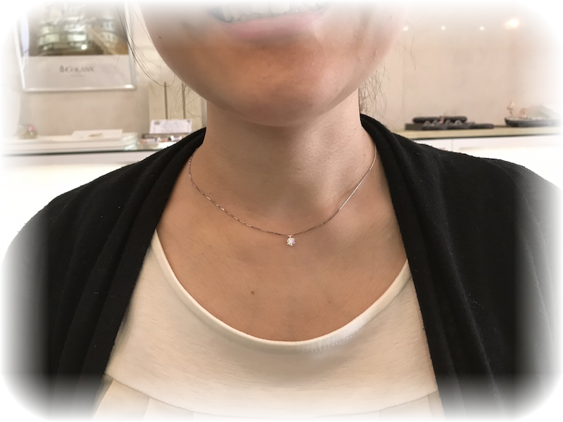 大分で婚約ネックレスならジュエルミキへ