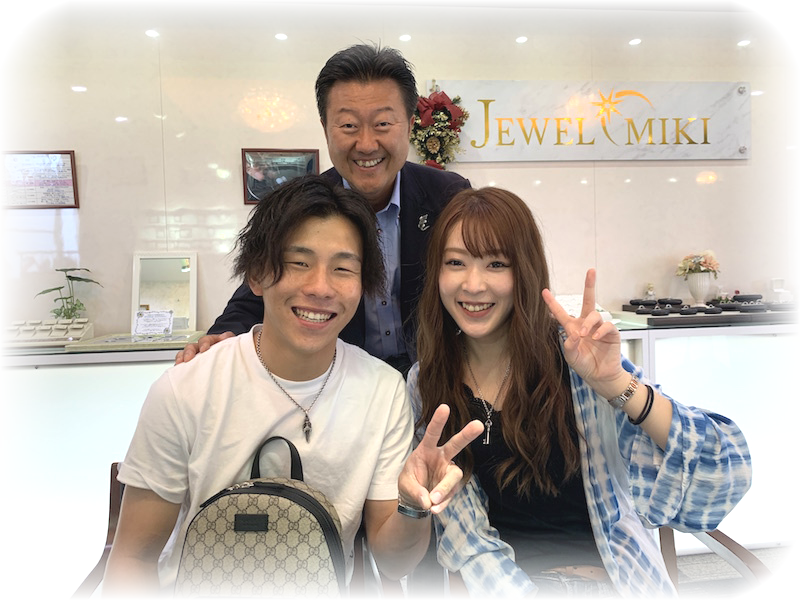 大分で婚約ネックレスならジュエルミキへ