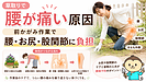 草取りで腰が痛い原因｜前かがみ作業で腰・お尻・股関節に負担が集まる理由