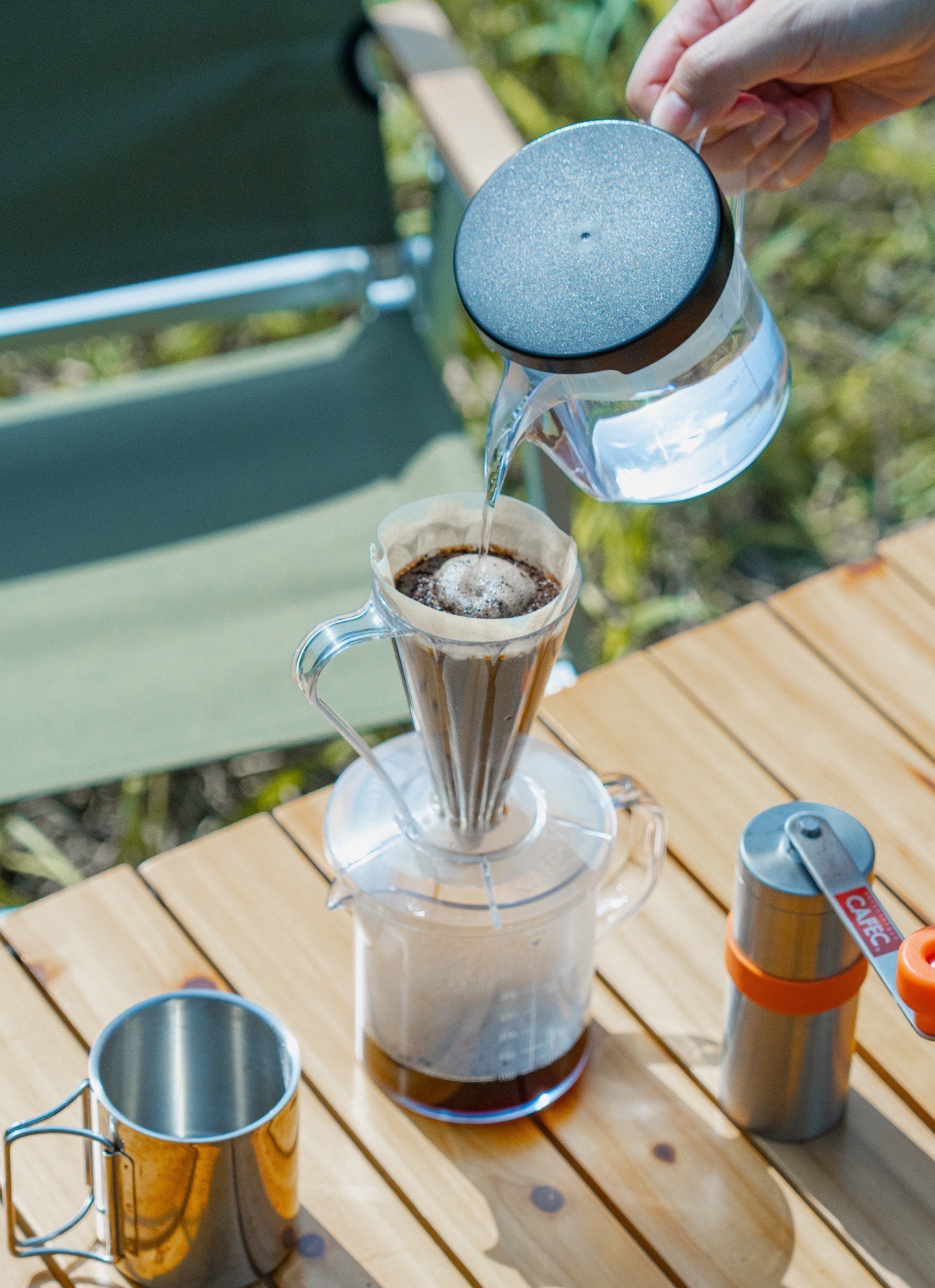 ドリップケトルOSMO（オズモ）の使用イメージ