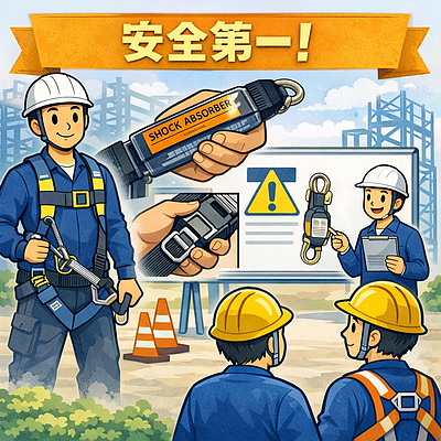 フルハーネスは「命を守る最後の砦」 ― ショックアブソーバーの役割と特別教育の重要性 ―