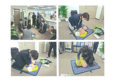 年に一度のAED講習を実施しました