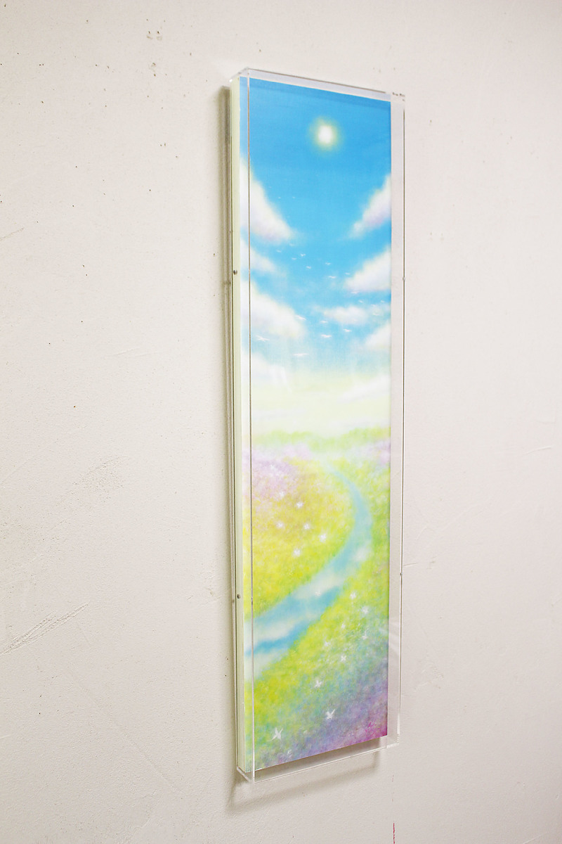 オーダーメイド絵画：光に向かって～虹色景色～空間ペインター芳賀健太5