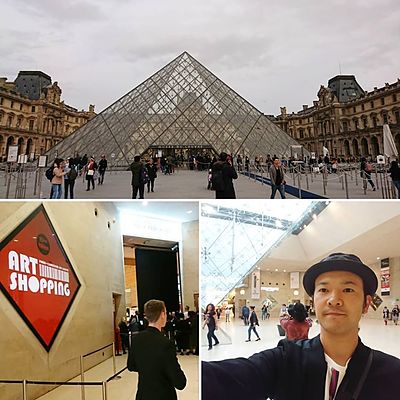 空間ペインター芳賀健太フランス・パリ・SALON ART SHOPPING PARIS 2019①