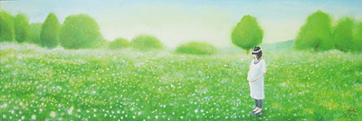 芳賀健太作品：「自然の詩～草原のひととき～」