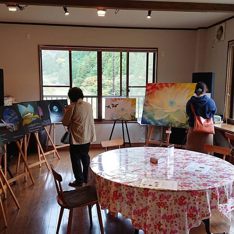 つきのほたる・芳賀健太・個展・空間ペインター