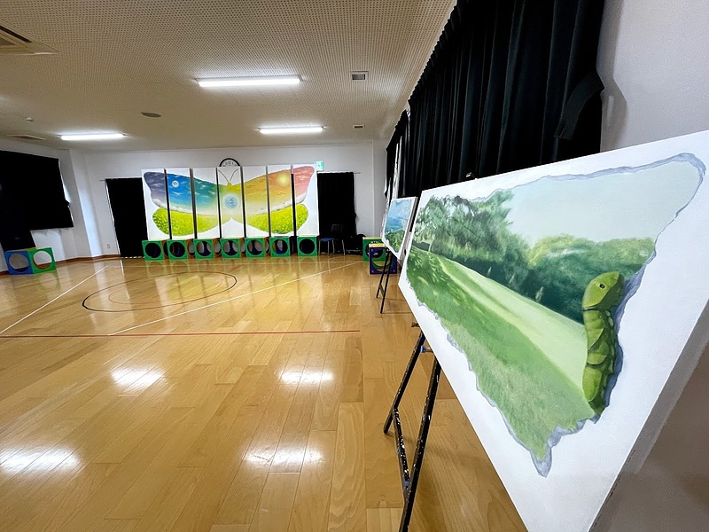 しいのみこども園・美術の時間・芳賀健太