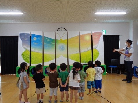 しいのみこども園・美術の時間・芳賀健太