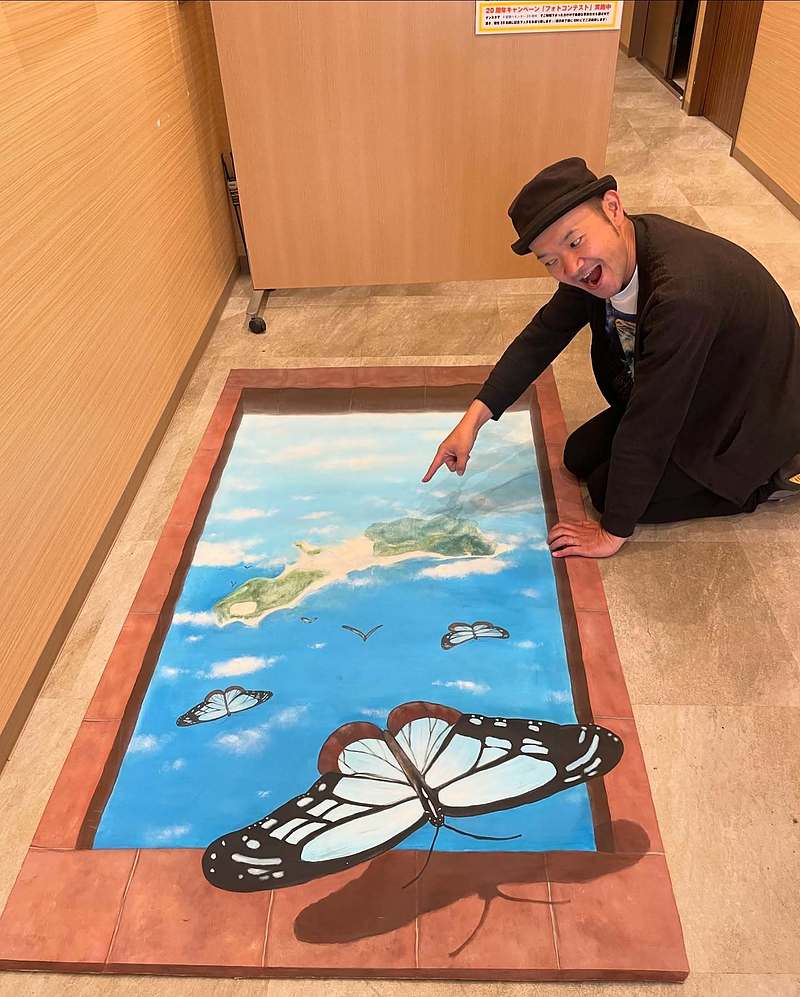 空間ペインター20周年　トリックアート