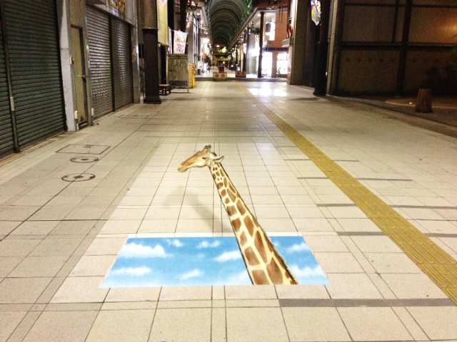 空間ペインター20周年_3Dトリックアート＿壁画制作