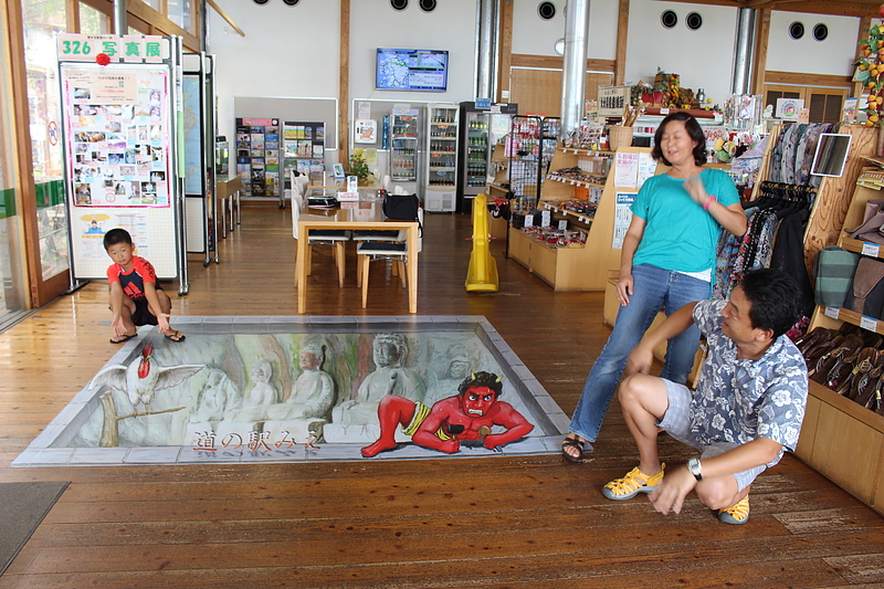 空間ペインター20周年＿3Dトリックアート＿豊後大野市道の駅＿壁画制作