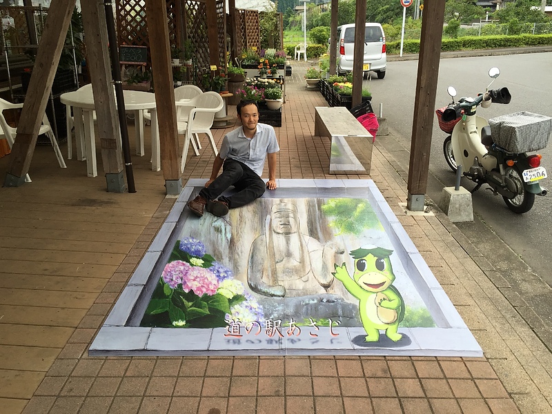 空間ペインター20周年_3Dトリックアート＿壁画制作
