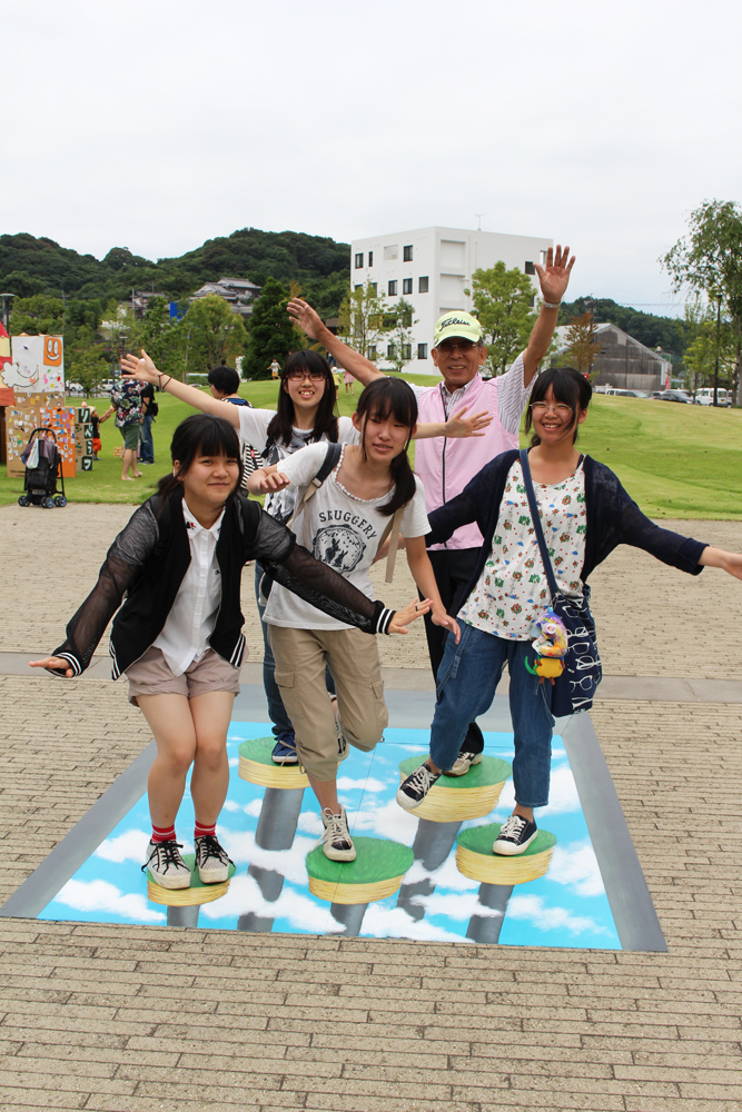 空間ペインター20周年_3Dトリックアート＿壁画制作